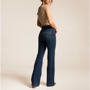 7 For All Mankind Dark Blue Flare Jeans